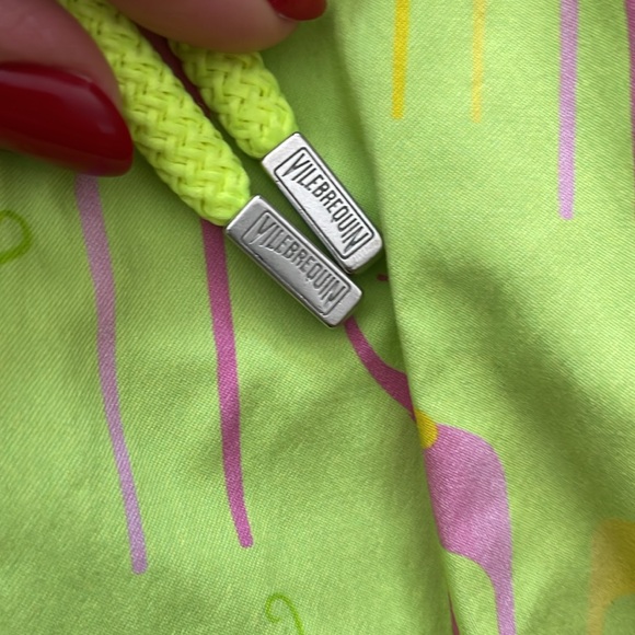 Vilebrequin Men’s Swim Trunks Green Elephant design Size: L - Picture 3 of 5